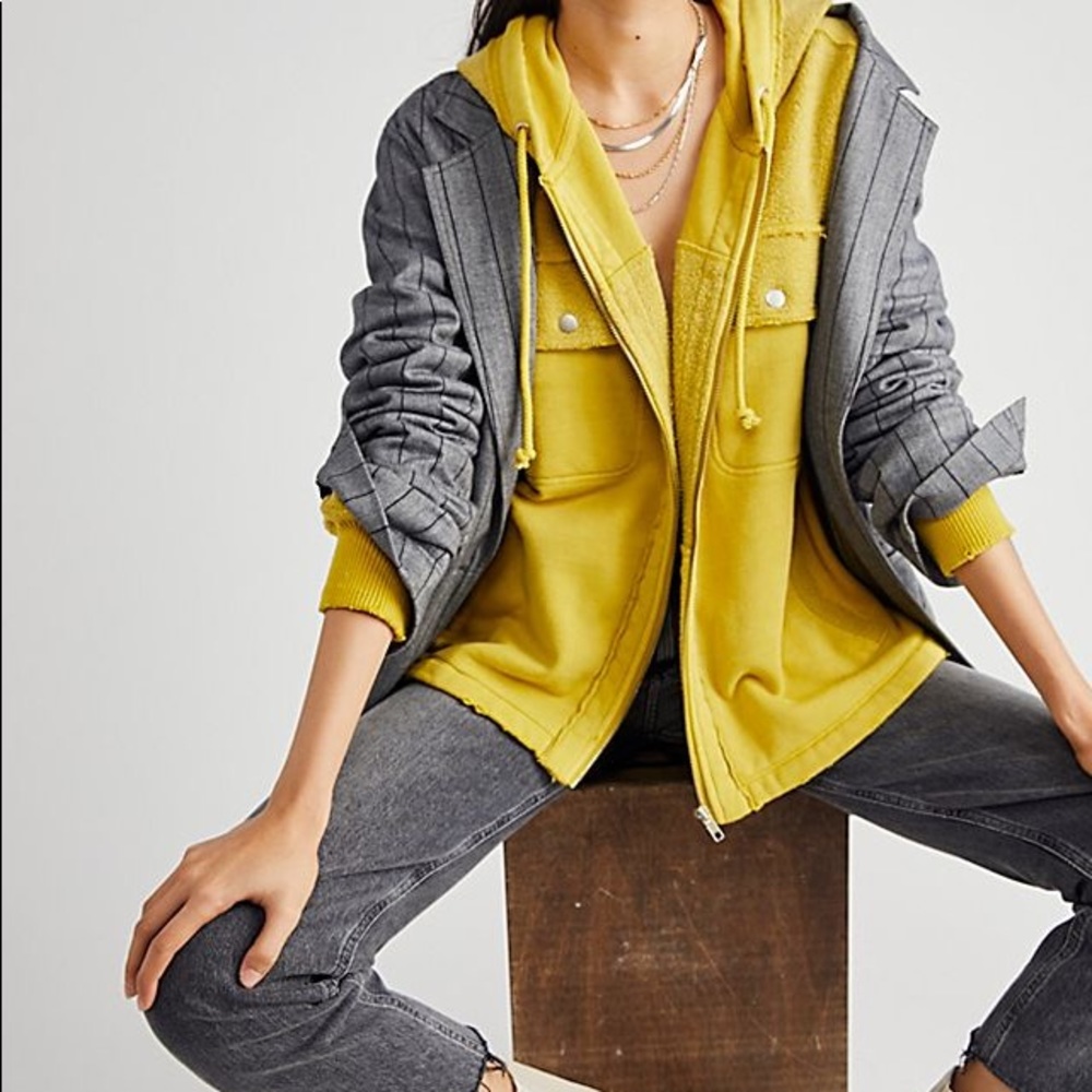 Free People We The Free Britney Cardi Zip Hoodie Jacket - Picture 2 of 10